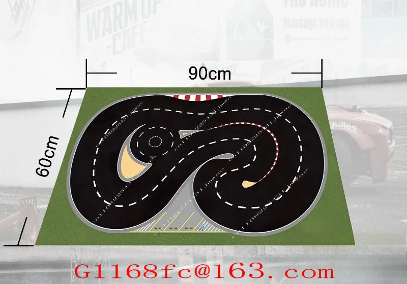 Drift Track Map Professional Simulation NEZ 1/64 1/76 Track