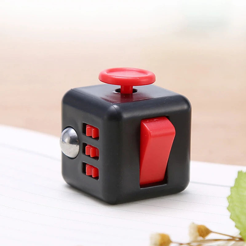Solid Color Fidget Decompression Dice for Release Stress Autism Anxiety Relieve Adult Kids Stress Relief Anti-Stress Fingertip