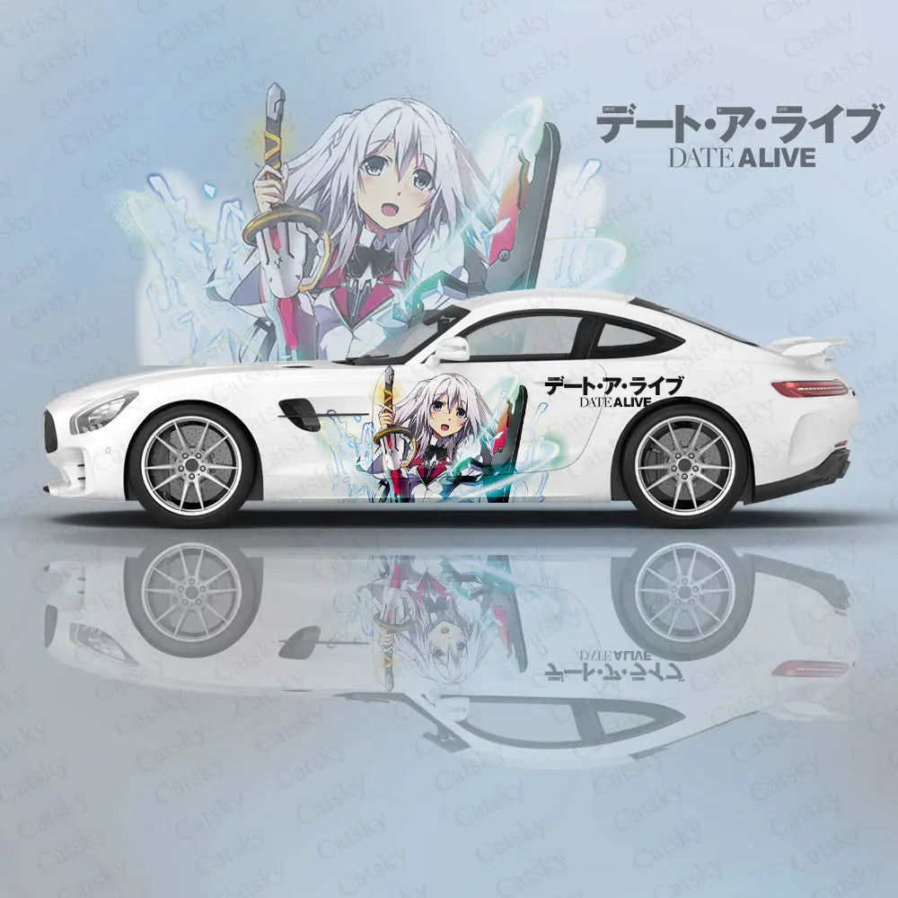 Tobiichi Origami Anime Girl Sexy Car Body Stickers Itasha Vinyl Car Side Decal Sticker Car Sticker Automotive Decor Film