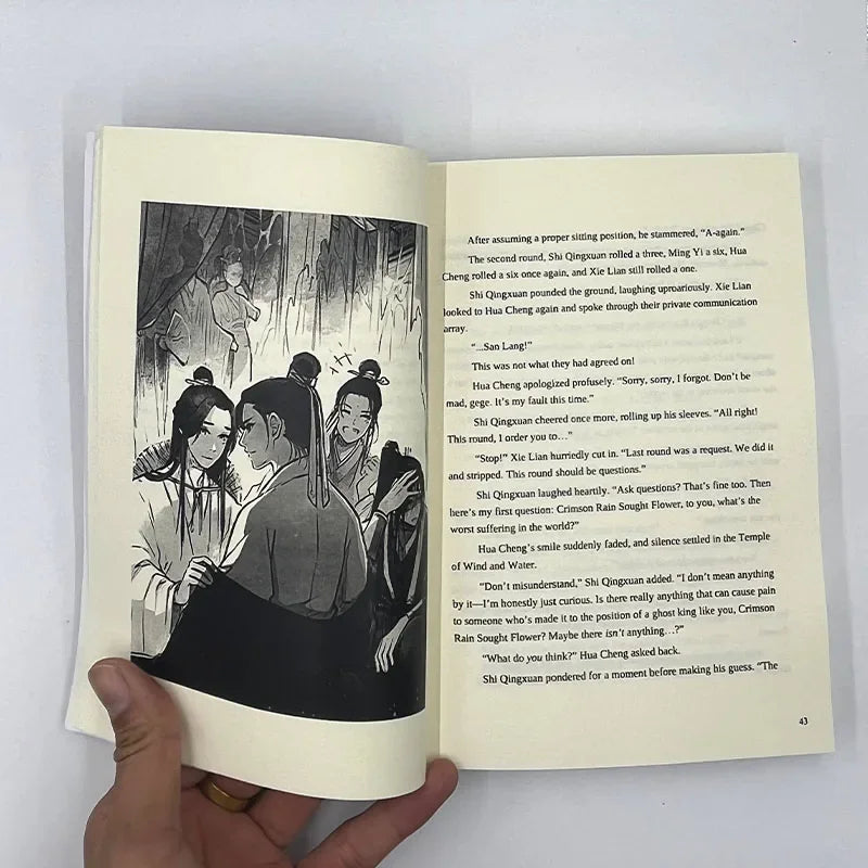 4 Books 1-4/5-8 Volume Tian Guan Ci Fu English Novel Heaven Official Blessing Mo Xiang Tong Xiu Novel Comic 4 Books