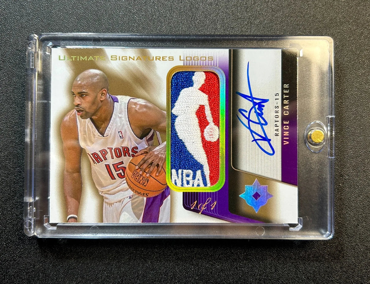 PANINI DIY homemade Kobe McGrady Iverson Carter Jordan logoman Patch signature collectible card brick Basketball holiday gift