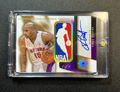 PANINI DIY homemade Kobe McGrady Iverson Carter Jordan logoman Patch signature collectible card brick Basketball holiday gift
