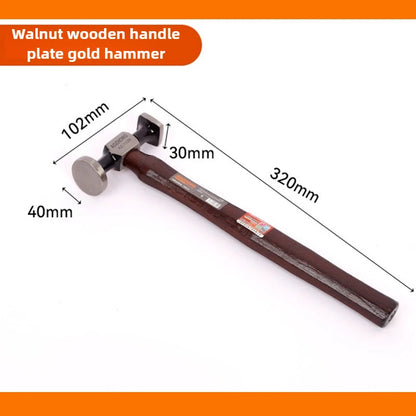 Sheet Metal Hammer High Carbon Steel Detection Auto Repair and Maintenance Carpenter Hammer Multifunctional Hand Tool