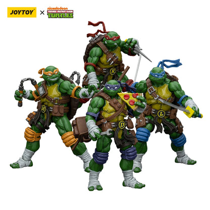 [IN STOCK][Available in Asia]JOYTOY TMNT Action Figures 1/18 Michelangelo Donatello Leonardo Raphael Anime Figures Toys Model