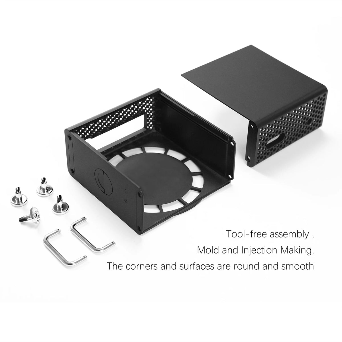 Portable Protective Bag for Apple Mac Mini M4 Pro 2024 Shockproof Storage ABS Hard Cover Anti-Scratch Protective Case For Mac