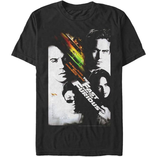 Fast and Furious Shirt 90s Movie Poster Classic Vintage Graphic Design Men Women T-Shirt Cotton Tees Streetwear Oversize Top