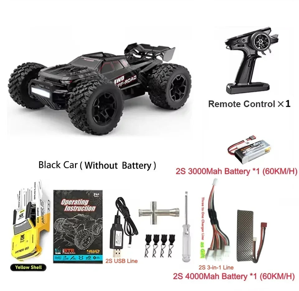 90KM/H Brushless RC Racing Car 1/14 4WD High Speed RC Racing  Toys Drift Vehicle Racing Car Remote Control Car Off-Road Truck