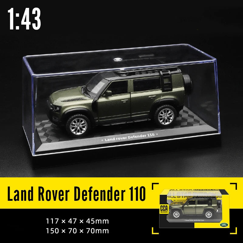 CCA MSZ 1:36~1:47 Lamborghini Aventador SVJ 63 Maserati Land Rover Guard BMW Benz Car Model With Helmet Acrylic Box Alloy Car