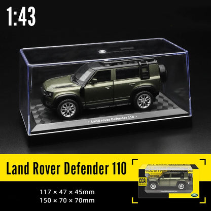 CCA MSZ 1:36~1:47 Lamborghini Aventador SVJ 63 Maserati Land Rover Guard BMW Benz Car Model With Helmet Acrylic Box Alloy Car