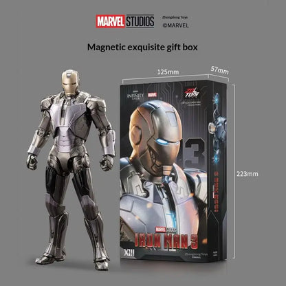 Zd Toys Marvel Iron Man Mk13 Action Figure Movable Joints Collectible Model Desktop Display Statue For Adult Fans