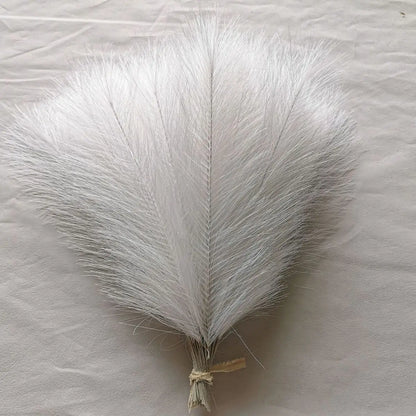 10/50Pcs Pampas Grass Reed Artificial Plants Home Living Room Outdoor Garden Festival Wreath Wedding Bridal Bouquets DIY Decor