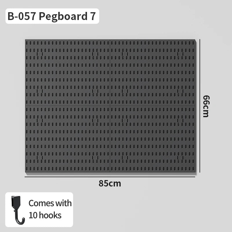 No Drill Pegboard Wall Rack Gaming Room Storage for Controllers Headphones Figures Keyboard Hooks Shelf
