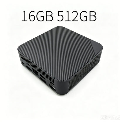 Intel Core N150 Portable Mini PC 16GB DDR4 M.2 NVMe SSD Triple 4K WiFi6 Silent Cooling Office Home Desktop Computer