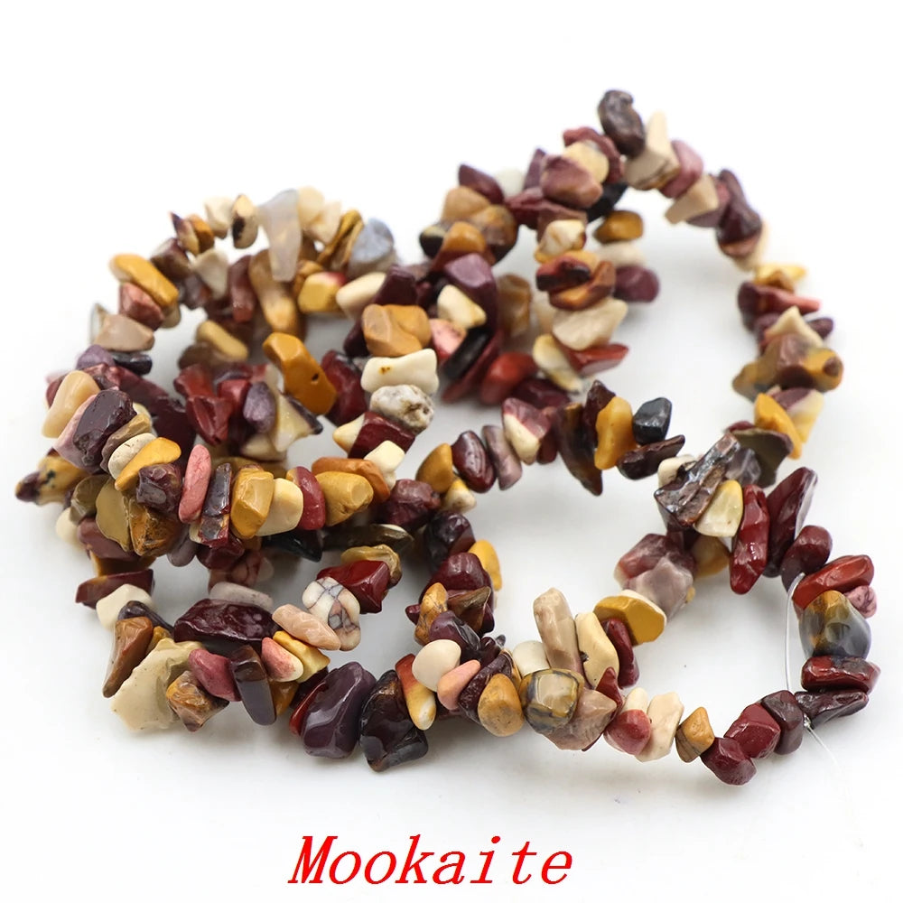 5-8mm Natural Irregular Lilac Lepidolite Stone Beads Gravel Chips Loose Spacer Beads for Jewelry Making DIY Bracelet Necklace
