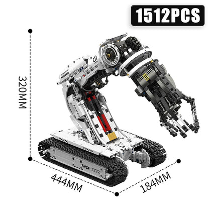 Technical 1512Pcs Science Fiction Programming Robotic Arm Building Blocks High Tech Engineering Car Bricks Toys Kids Adult Gift
