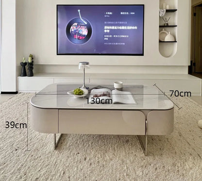Creative Storage Coffee Table European Elegant Exquisite Glamour Table Trendy Modern Mesitas De Noche Living Room Furniture