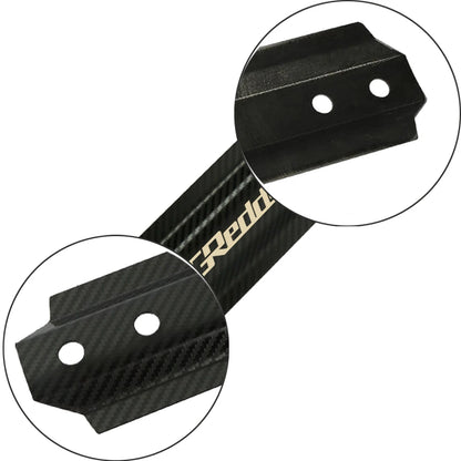 JDM New Greddy Style Racing Carbon Fiber Aluminum Car Battery Tie Down Mount Bracket Brace Bar For Universal Auto Car Accessorie