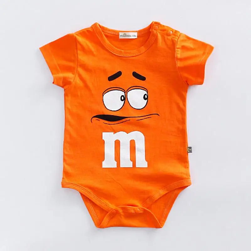 Cute Short Sleeve Rompers Newborn Clothing Solid Color Bodysuit Baby Boys Girls Thin Simple Onesies Fashion Summer Pajamas