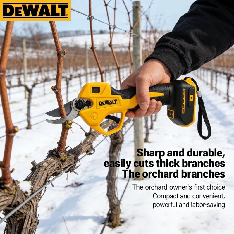 Dewalt Brushless Electric Pruning Gardening Tool, Compatible with Lithium Battery, Suitable for Fruit Tree Pruning