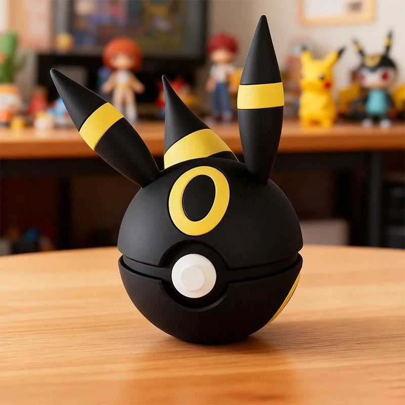 Pokemon Pokeball Figurine Pikachu Anime Character 3D Model Desktop Ornament Cartoon Collectible Decoration Perfect Gift for Fans