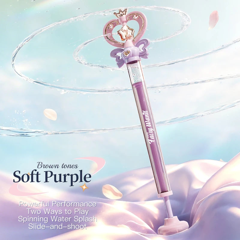 Magic Fairy Wand Water Gun  Summer Water Play Toy Dual Mode Water Cannon for Kids Adults Birthday Gift for Water Battle Outdoor