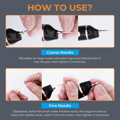 Face Beauty Tools Portable 15-Level Painless Plasma Pen for Skin Wart Mole Removal Electrocautery Device Face Skin Eraser Tools