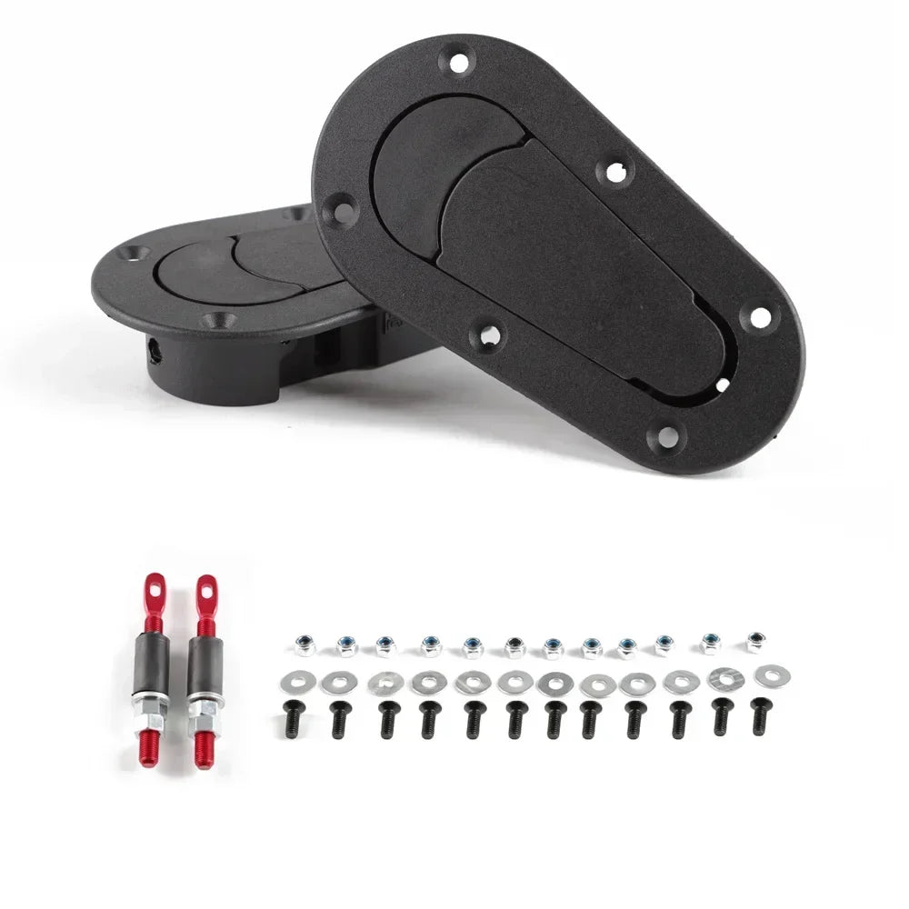 Front Hood Engine Bonnet Pin Latch Lock Universal For Racing Car Safety Protection with Lock keys Kit Refitting
