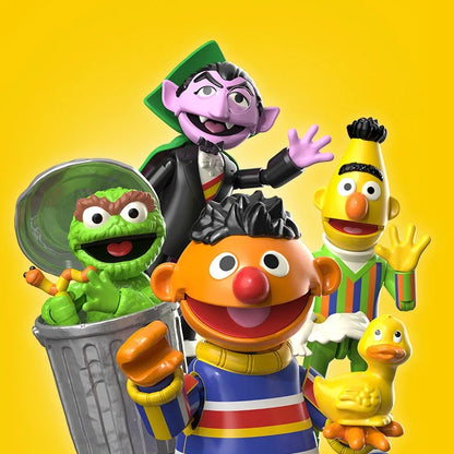 BLOKEES Sesame Street Building Blocks Kawaii Aimo Anime Cartoon Assembled Toy Desktop Model Children's Holiday Gifts