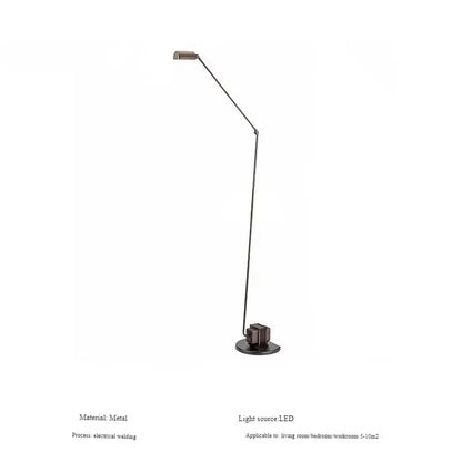 Modern Italian Design Floor Lamp Simple Retro Style Living Room Study Adjustable Swing Arm Reading Table Lamp Home Decor LED
