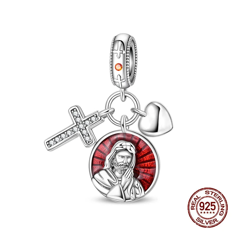100% 925 Sterling Silver Tarot Collection Pendant DIY Hourglass Beads Fit Pandach Original Bracelet Women Jewelry Birthday Gift