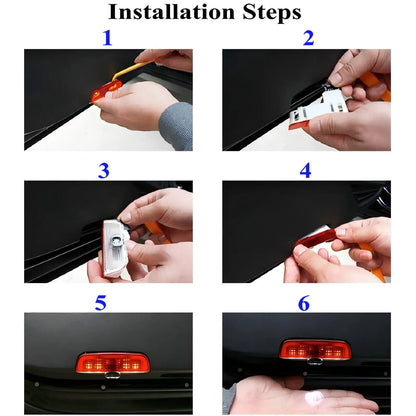 HD 2Pcs For Porsche Macan 95b 1 2 3 GTS S LED Car Door Projector Welcome Light 2013-2026 2025 2024 2023 2019 2018 2017 2016