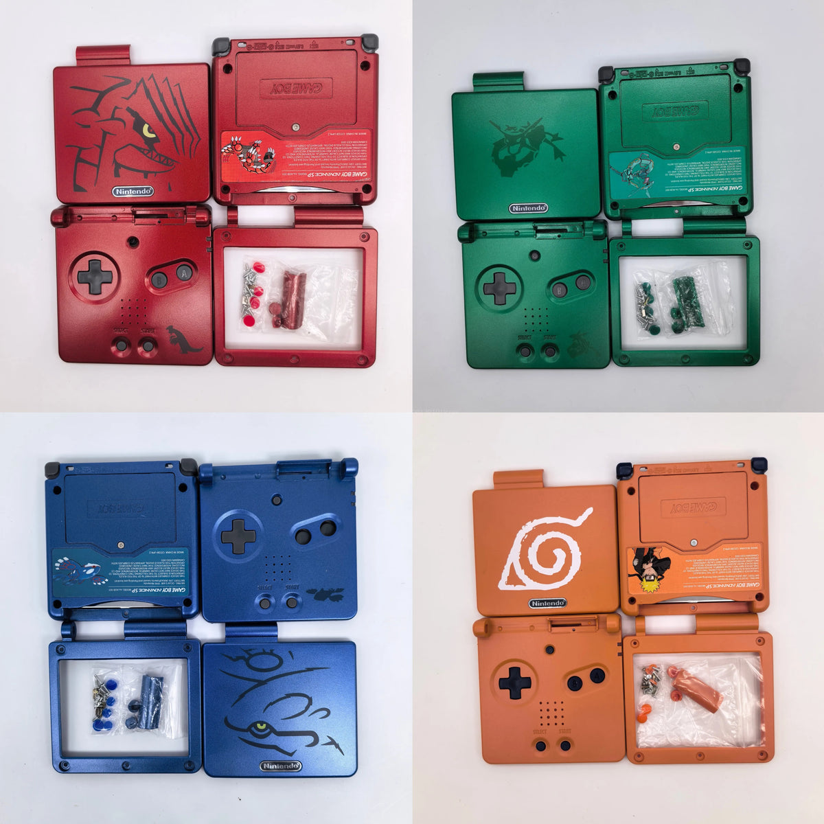 For GBA Game Boy Advance Sp Replacement Shell Custom Printed Housing For Retro Game Console Repair Super Mario Limited Edition