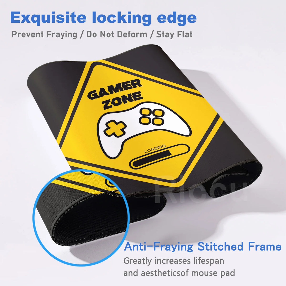 Retro Game Controller Mouse Pad Large Gamer Mat HD Anti-Slip Rubber XXL Desk Mat Office Computer Lock Edge Mousepad Gaming Rug