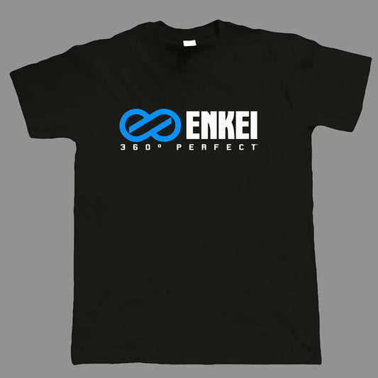 New Enkei JDM UJM Boso Classic Logo Car Luxury T Shirt Y2k Clothes Man's Clothing Women's 2026 Summer New T Shirt