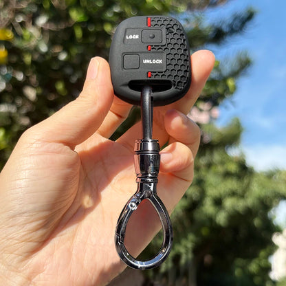 Keychain Fob Case For Toyota Avensis T25 Yaris Previa Camry 30 Corolla 9 Land Cruiser For Lexus RX300 Is200 Tlc100 Cover Caps