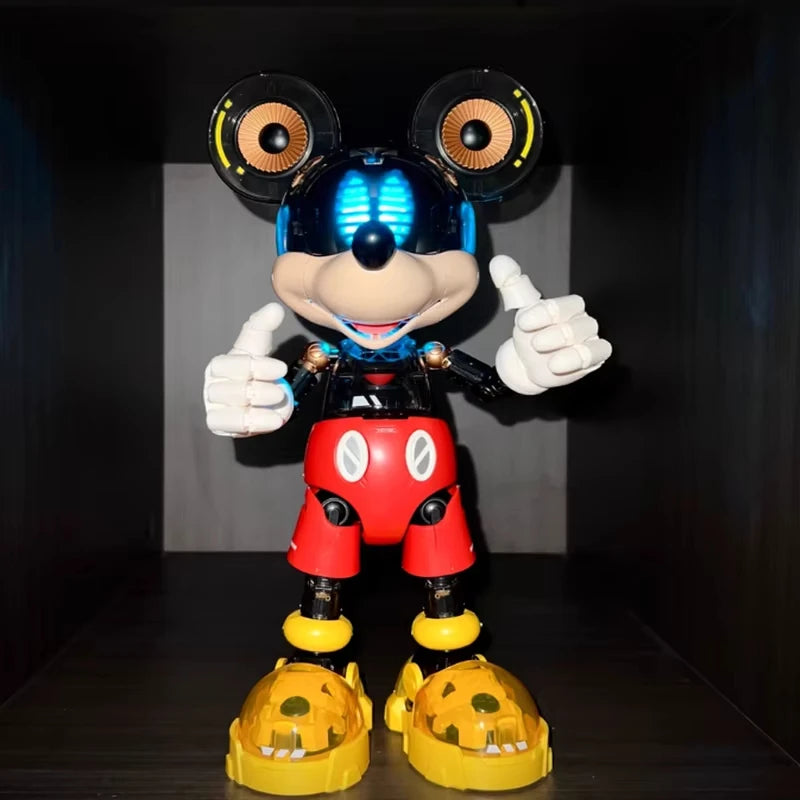 Cyber Mickey Mouse Donald Duck Bricks Assembly Toy Cartoon Anime Action Figure Doll Model Desktop Ornaments Birthday Gifts Toy