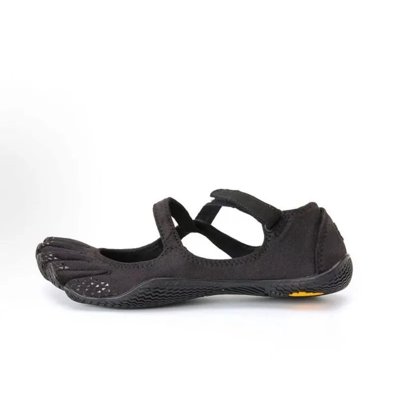 New Black Red Five Fingers Shoes Fitness Yoga Dance Soft Sole Sports Anti-Skid Breathable Quick-Drying Women Shoe
