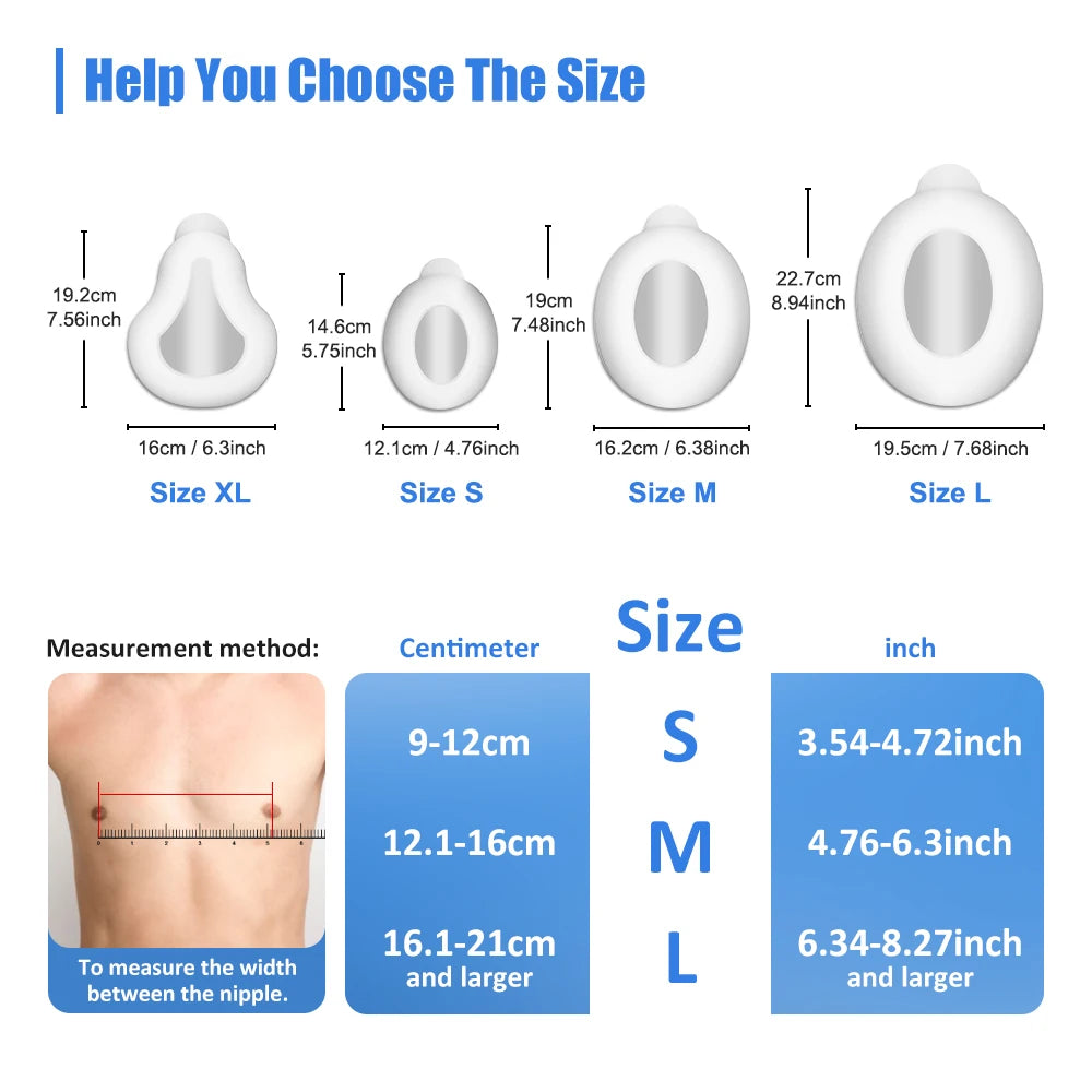 Pectus Excavatum Orthosis Brace, Sternal Depression Support, Thoracic Depression Brace Sunken Sternum Brace for Adults and Child