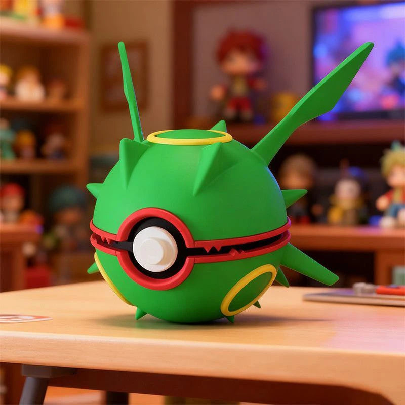 Pokemon Pokeball Figurine Pikachu Anime Character 3D Model Desktop Ornament Cartoon Collectible Decoration Perfect Gift for Fans