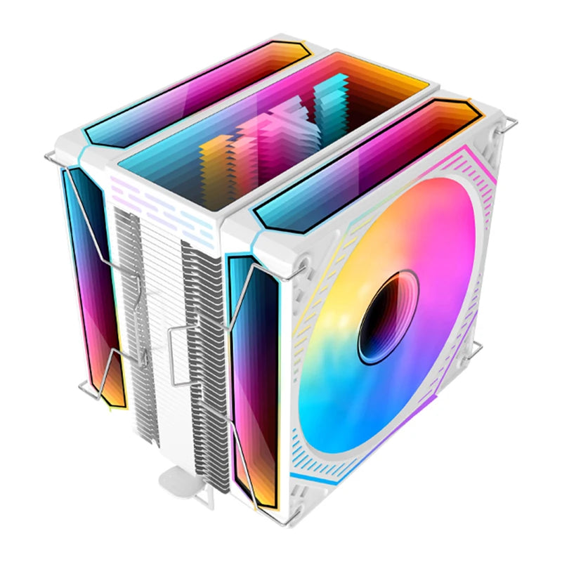 Metalfish CPU Air Cooler 4 6 Heat Pipe PC Radiator Cooling ARGB PWM 12cm Fan For 1851/1700/1200/115X/AM5/AM4/2011/X79/X99