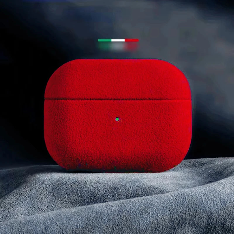 Italian Suede Leather Case For AirPods Pro 3 For AirPods Pro 2 AirPods 5 4 3 Case Luxury Artificial Leather All Inclusive Case