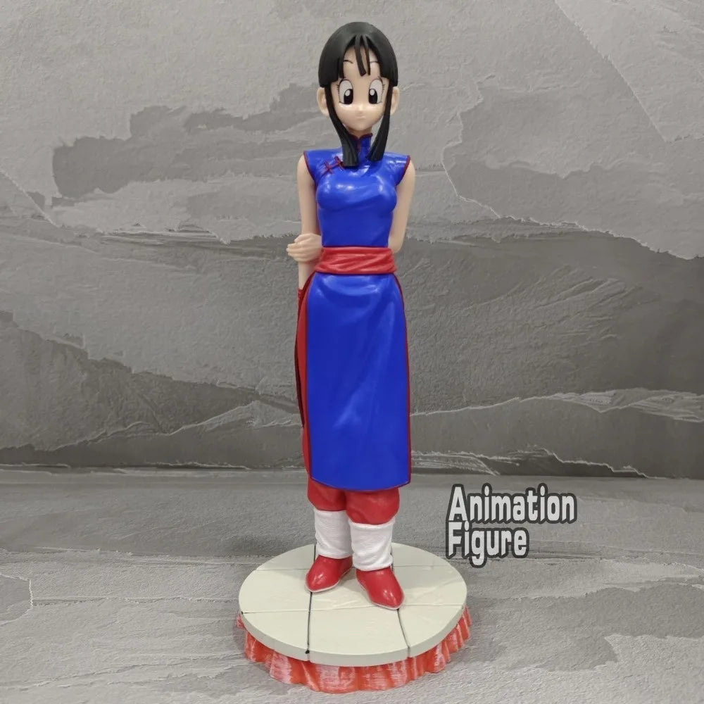 28cm/11.02 Anime Dragon Ball Z Figure Goku's wife Chichi Action Figures Pvc Statue Desktop Ornamen Collection Model Toys Gifts