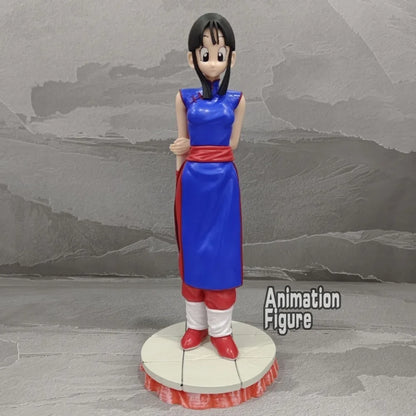 28cm/11.02 Anime Dragon Ball Z Figure Goku's wife Chichi Action Figures Pvc Statue Desktop Ornamen Collection Model Toys Gifts