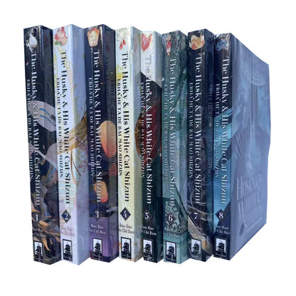 Erha and His White Cat Shizun English Book Set (4 Books per Set, Volumes 1 - 4 or 5 - 8)