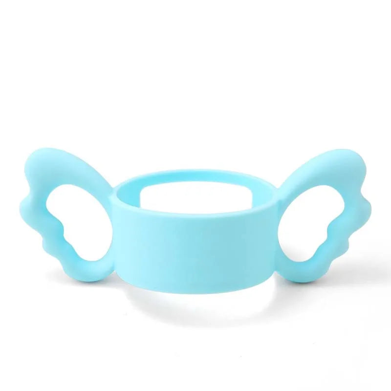 Wide-Neck Square Bottle Silicone Handle Baby Bottle Accessory Hergen Angel Handle Cup Cover