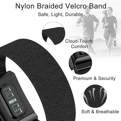 Suitable for Whoop 5.0/MG Nylon Sport Breathable Replacement Band Adjustable Arm Strap Bicep Band Arm Movement Replacement Strap