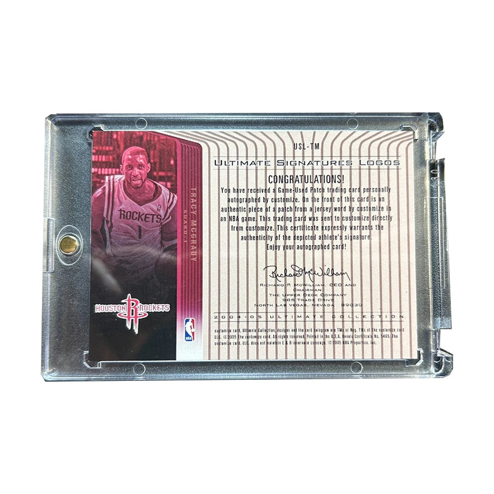 PANINI DIY homemade Kobe McGrady Iverson Carter Jordan logoman Patch signature collectible card brick Basketball holiday gift