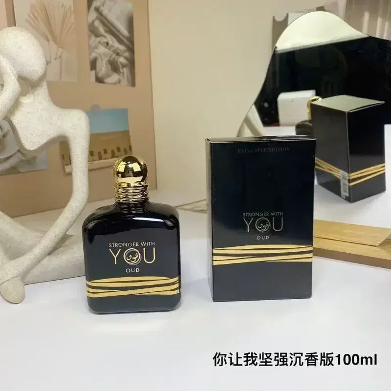 Perfect 100ml Stronger With You Absolutely Sandalwood Oud Perfume, Suitable For Both Men And Women Long lasting Fragrance