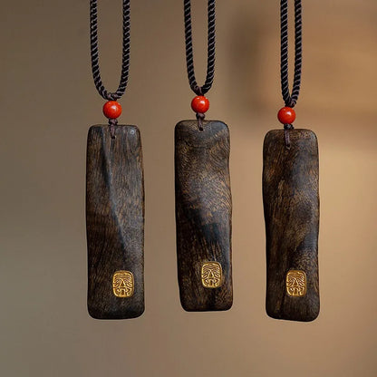 Sinking Incense Pendant Deity "Zakiram" God of Wealth Pendant High-end Faith Cultural Play Ornament Natural Fragrance