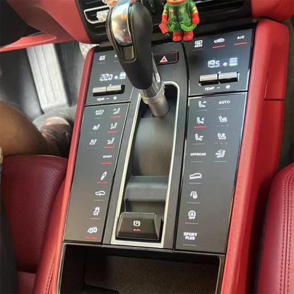 For Porsche Macan 2014-2021 (95B.1 /95B.2) Center Console Gear Shift Panel Interior Decorative Front AC Panel Full Touch